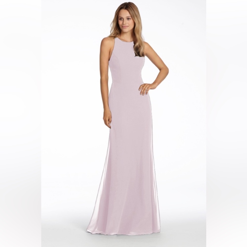 Hayley Paige floorlength chiffon dress